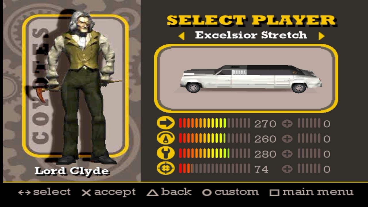 Vigilante 8 2nd offense|Lord Clyde Quest