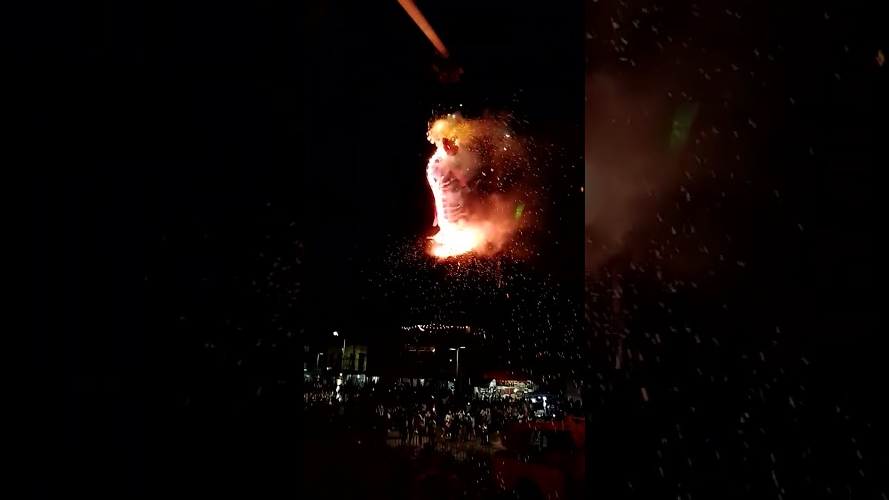 🔥LA PANTERA ROSA QUEMA DE JUDAS #TULTEPEC MEXICO