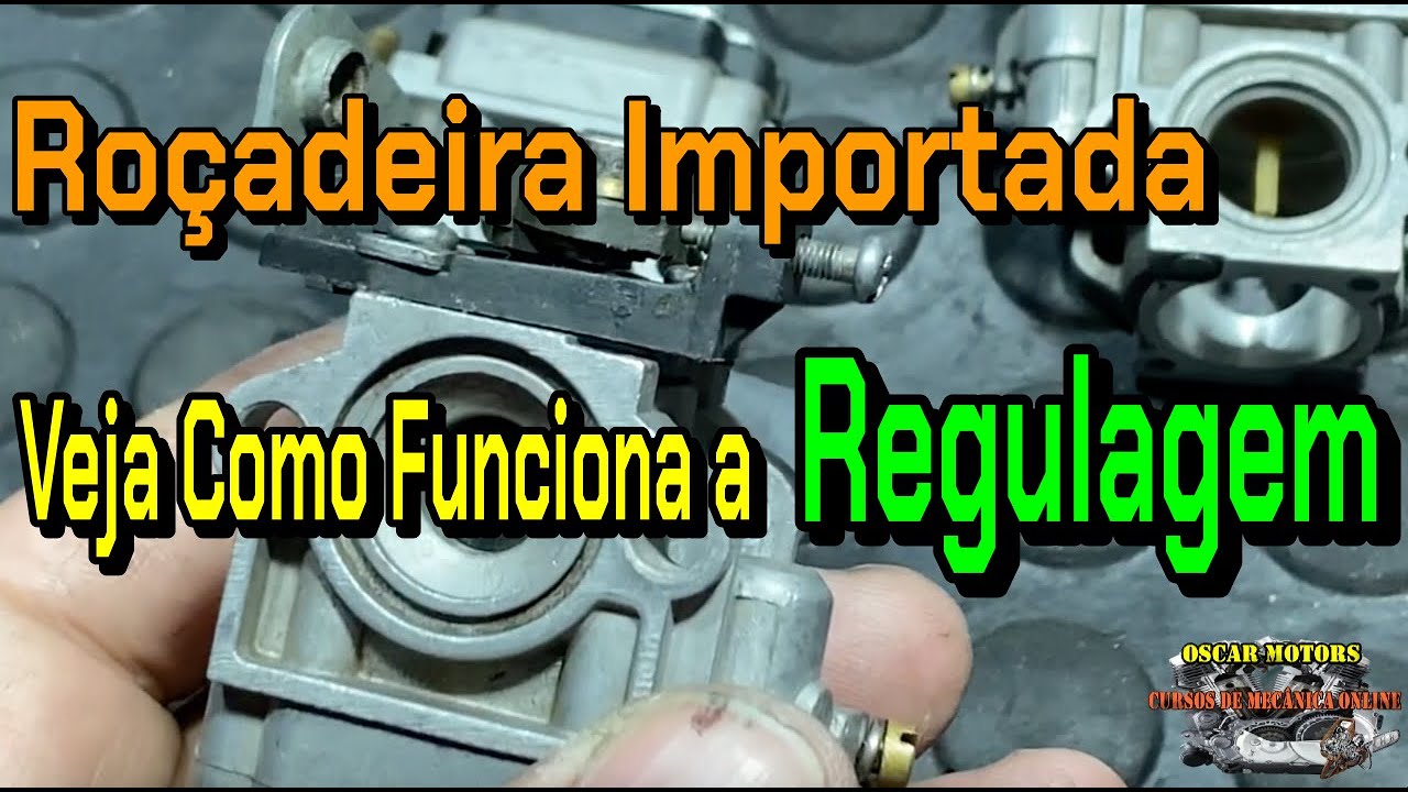 Roçadeira: Regulagem Veja Como Funcioana