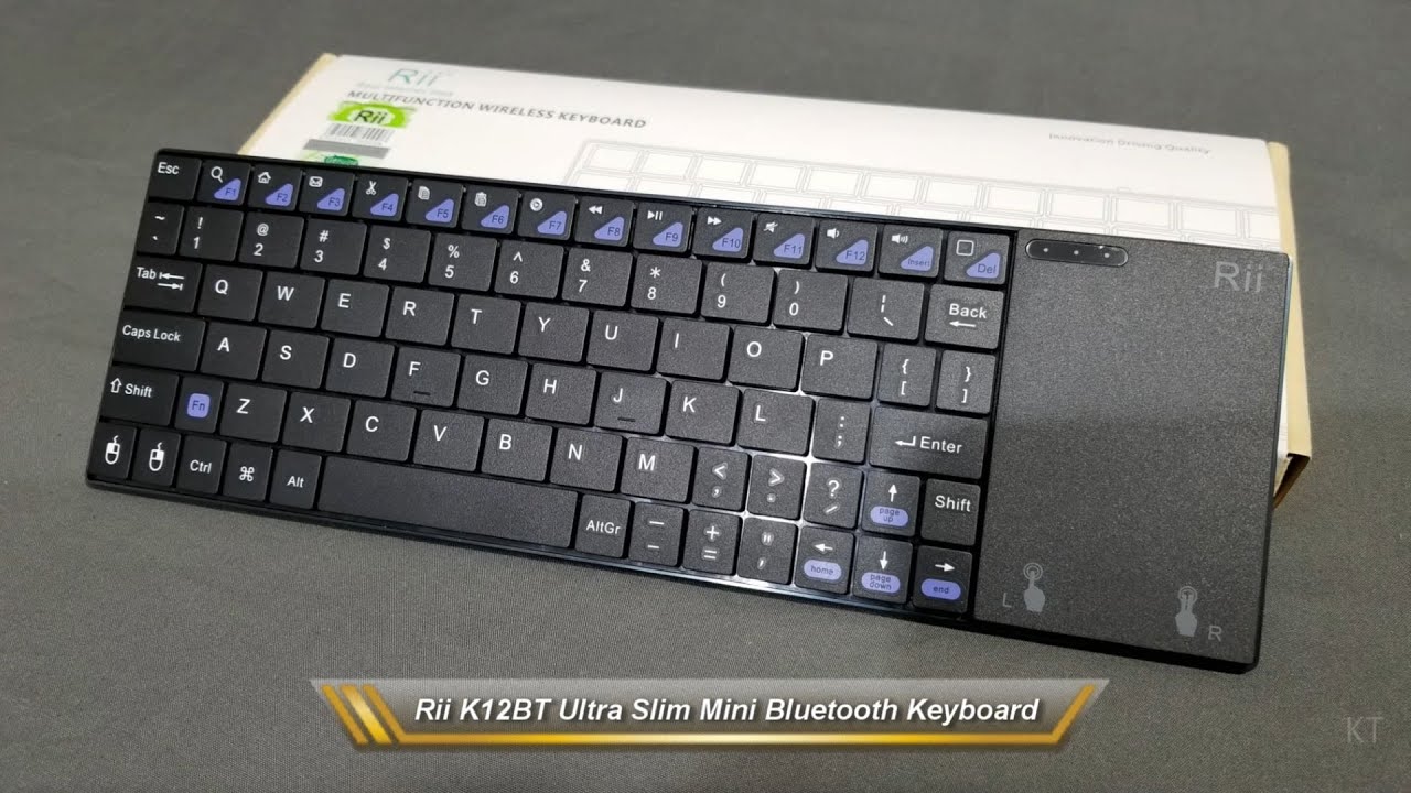 Rii K12BT Mini Bluetooth Keyboard ( Very good wireless mini keyboard for mobile devices and more.. )