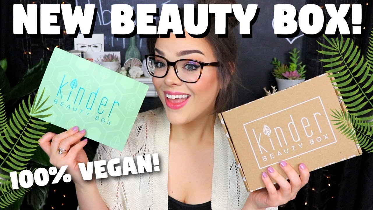 NEW! 100% Vegan, Eco-Friendly Beauty Box! Kinder Beauty Box Unboxing! March 2019