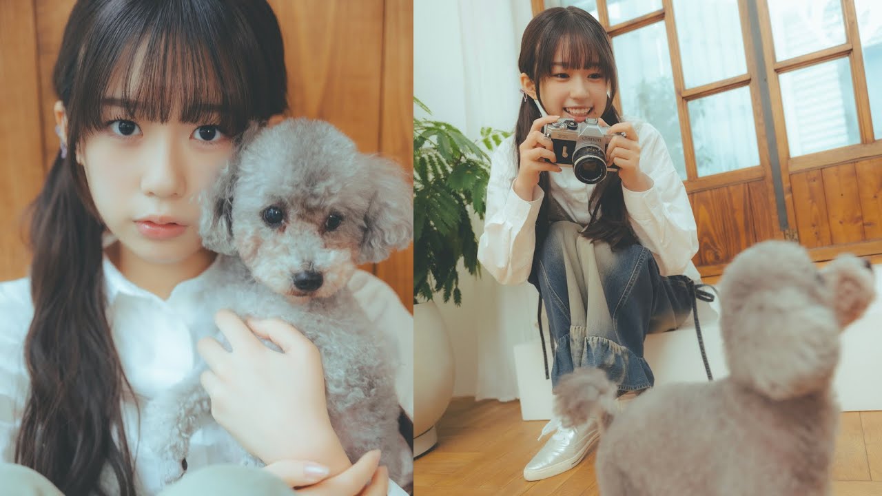 私立恵比寿中学・小久保柚乃さんと愛犬きいちゃんが遊びにきてくれました！（トイプードル｜月刊わんこ撮影オフショット）
