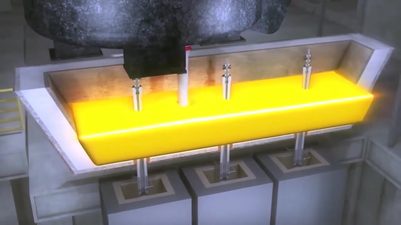 3D animation demo continuous casting machine works