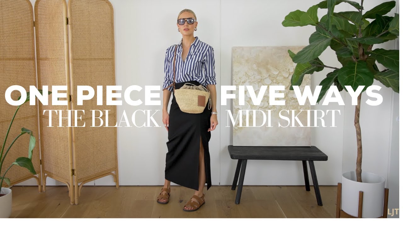 HOW TO GET MORE OUT OF YOUR BASICS (how to use one piece and transform it for different occasions)