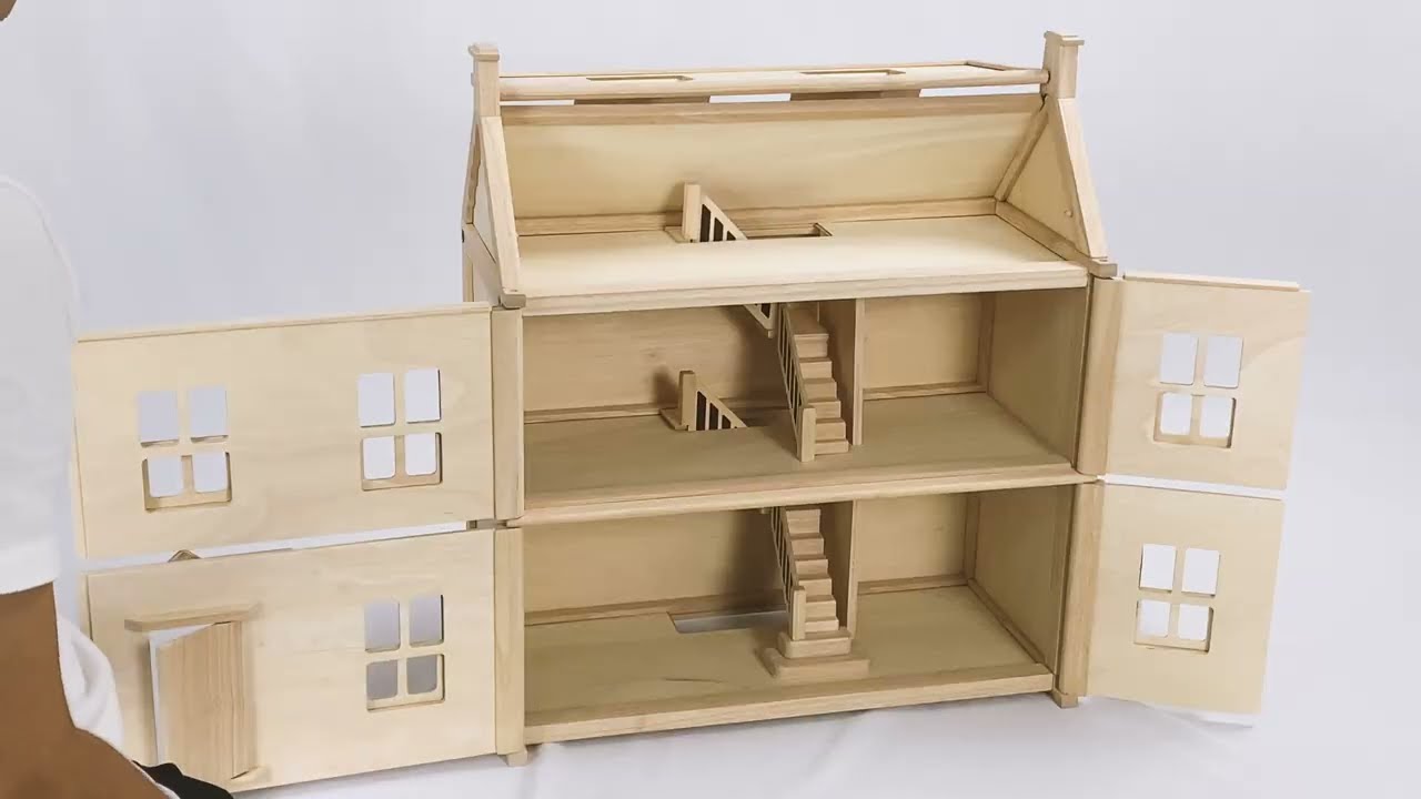 Zo zet je het Victoriaans Poppenhuis in elkaar - Instructie video (NL)