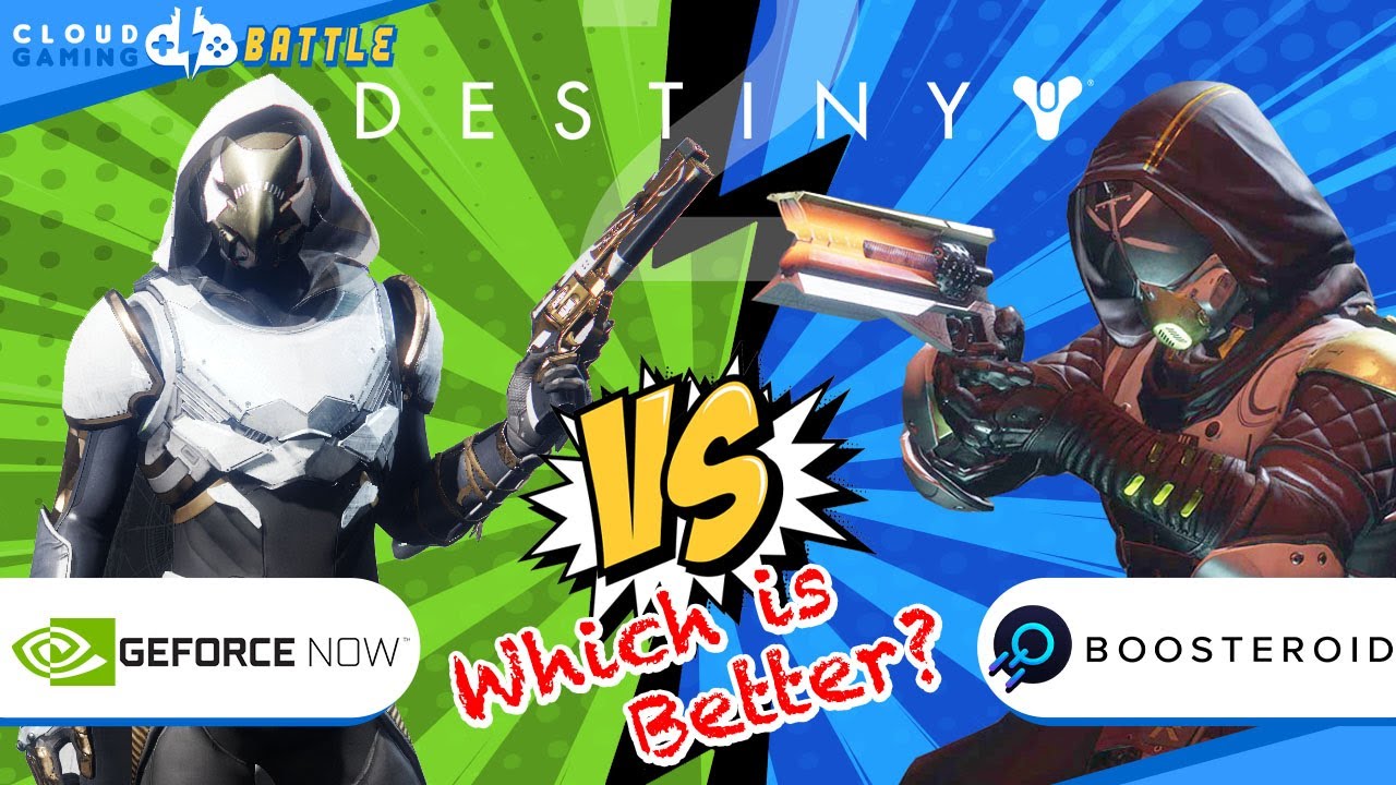 GeForce Now vs Boosteroid | DESTINY 2 | Cloud Gaming Platform Comparison
