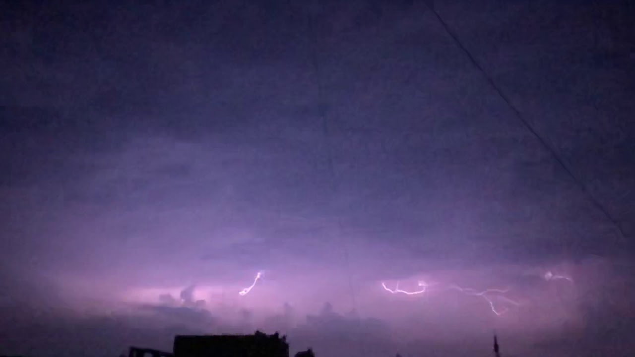Lighting in Benha, Egypt