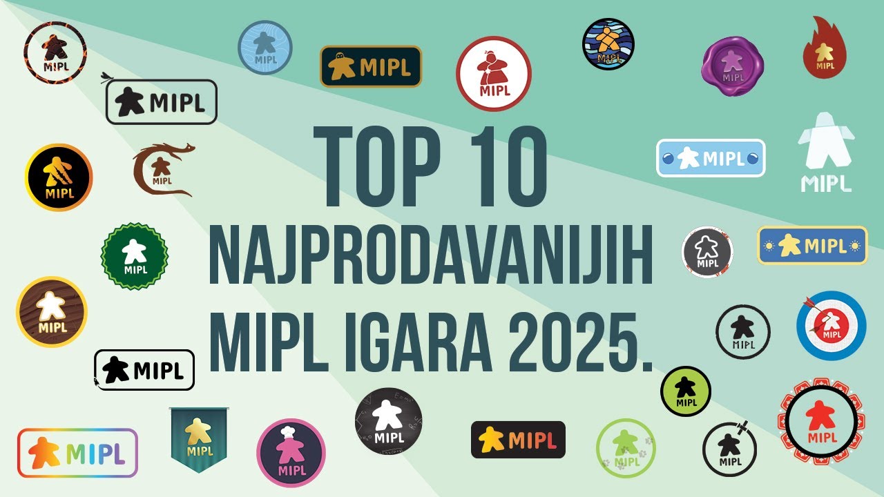 TOP 10 najprodavanijih MIPL igara u 2025. godini!
