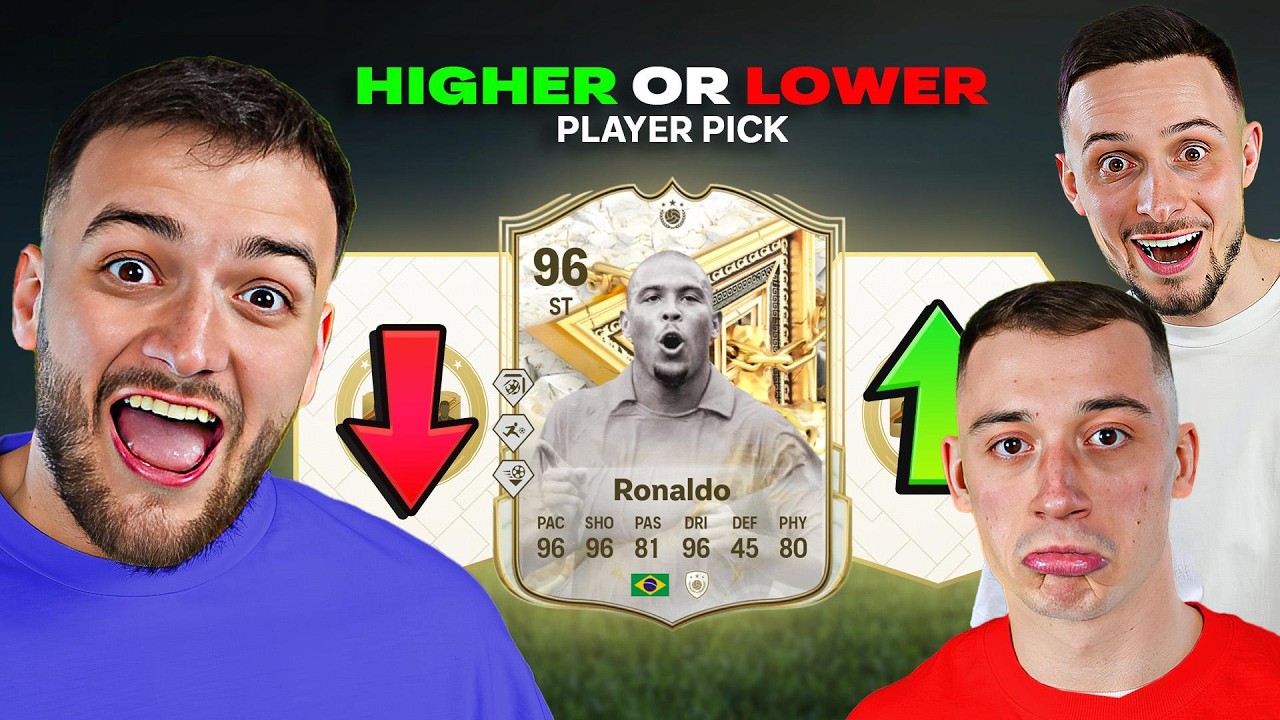 HIGHER OR LOWER ICON PICKS DECIDE OUR TEAM!