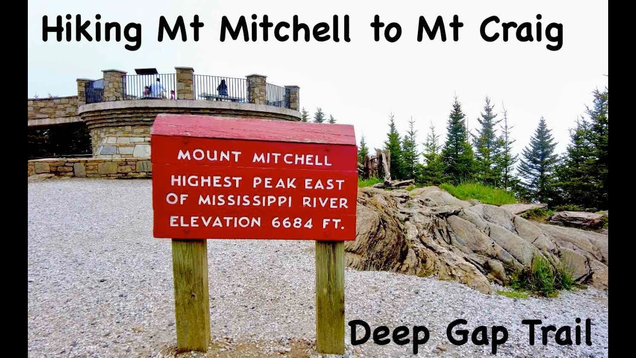 Mt Mitchell NC hiking the Deep Gap Trail to Mt Craig - Best Hiking Trail Near Asheville