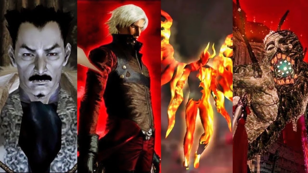 Devil May Cry 2 - All Bosses (With Cutscenes) [HD]