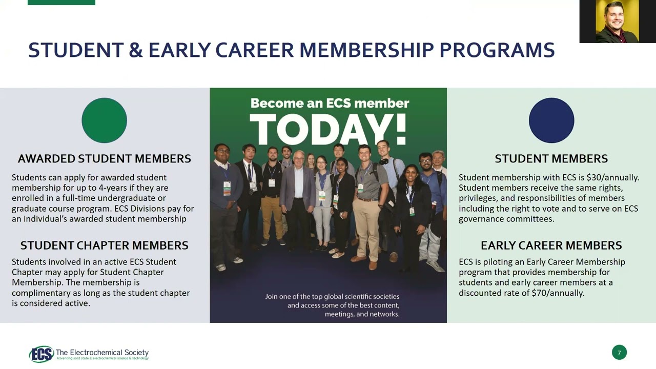 ECS New Student Chapter Orientation Webinar - 2022 Update
