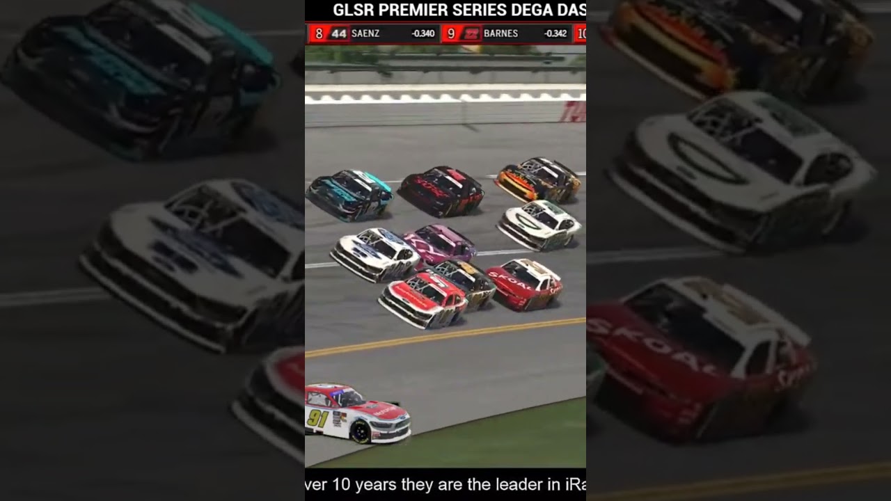 Rosenberg Scores 1st Win in Wild Talladega Finish #iracingofficial