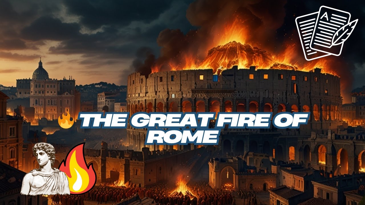 🔥 The Great Fire of Rome: The Disaster That Changed History Forever 🏛️