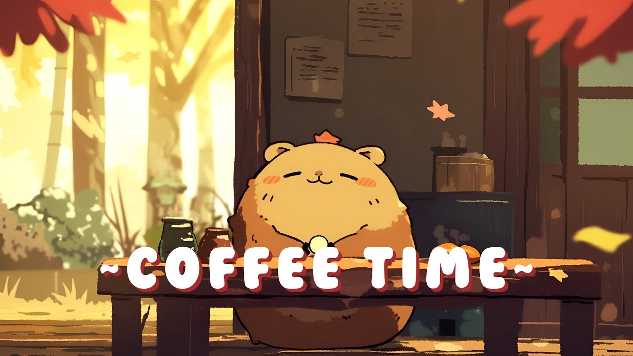 [1 Hour] Lofi Capybara Radio | Peaceful Beats for Studying & Relaxing 🌸 ☕ | Study Aid