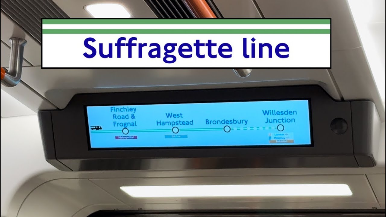 London Overground Suffragette Line Class 710 Train Announcement 📣 