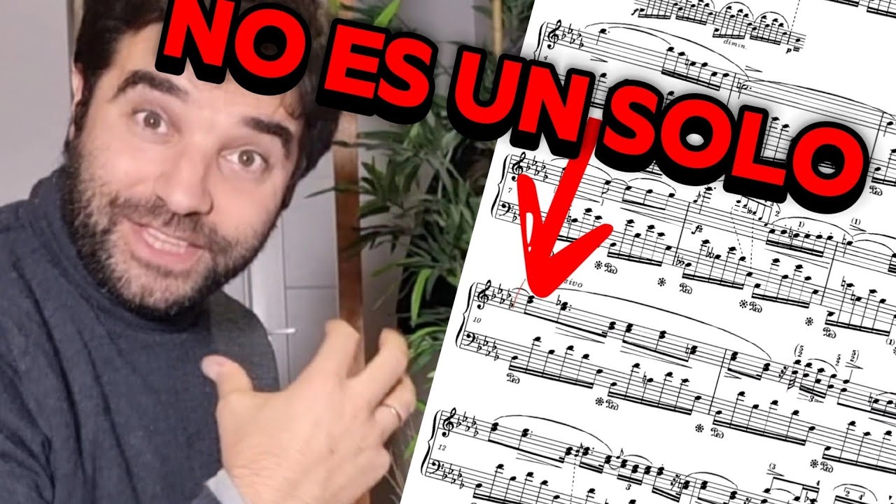 No es una melodía. Es un DUETO. (Chopin Op. 27 n.º 2)