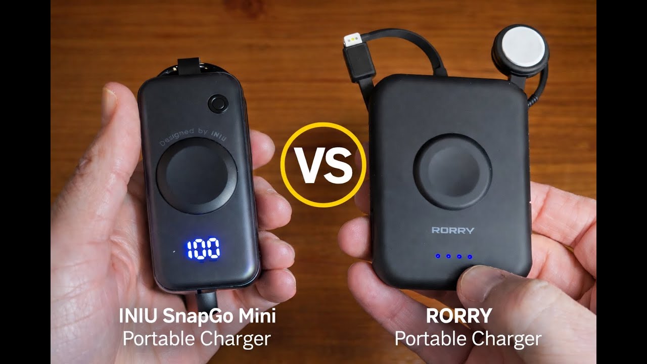 INIU SnapGo Mini против RORRY Charger – лучший портативный внешний аккумулятор для iPhone и Apple...