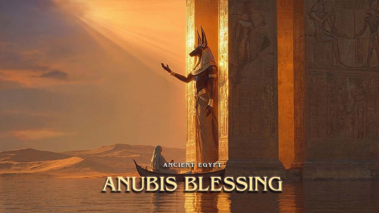 Anubis Blessing | Sacred Nile at Dusk with Ancient Egyptian Music