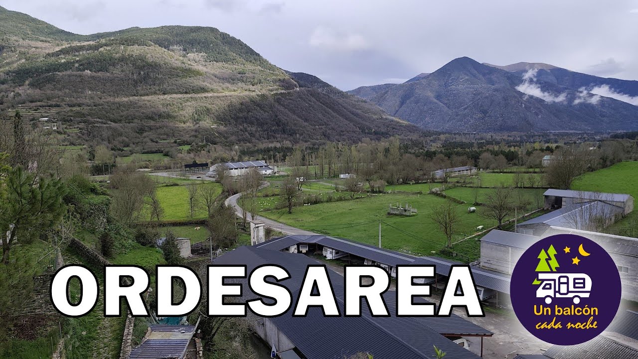 Ordesarea Broto Pirineos, área de autocaravanas en Ordesa