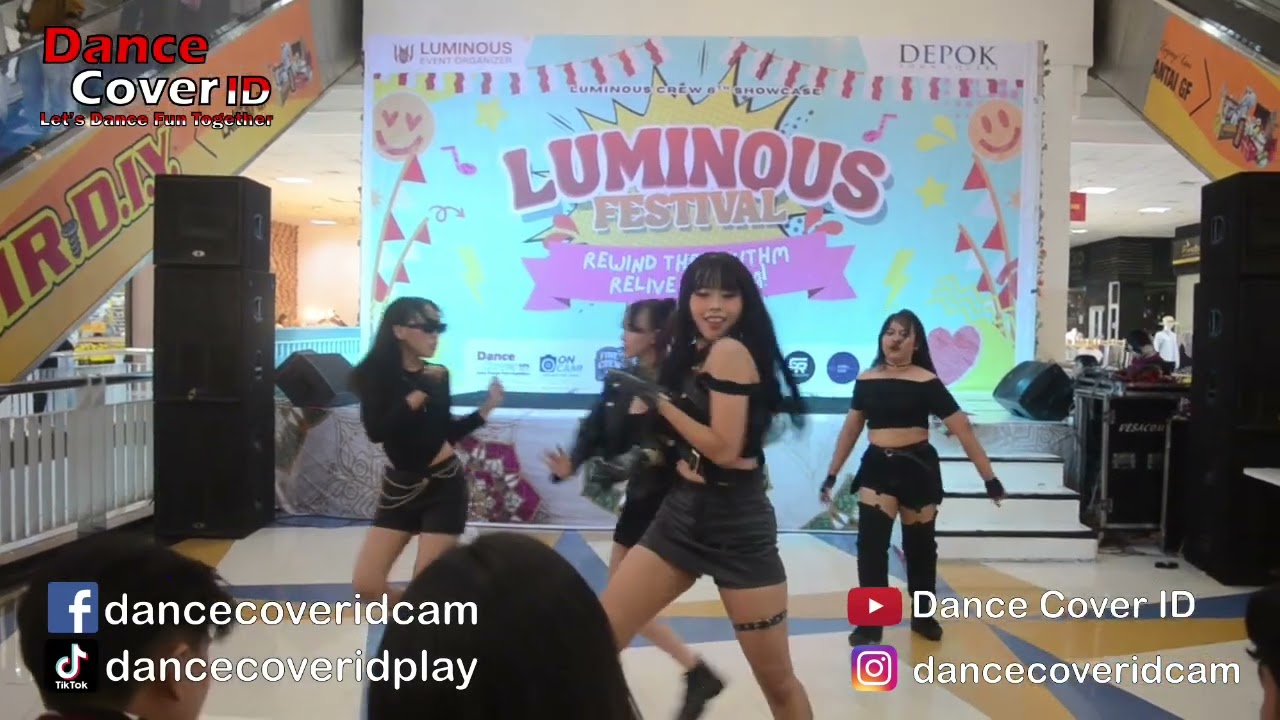 Rebellion Dance Cover Kiss of Life at LUMINOUS FESTIVAL 2025 Depok Town Square