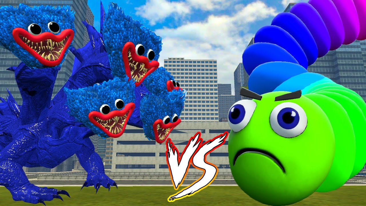 I FOUND NEW ROBLOX HUNGRY RAINBOW WORM VS HUGGY WUGGY HYDRA POPPY PLAYTIME CHAPTER 1-5 In Gmod!!