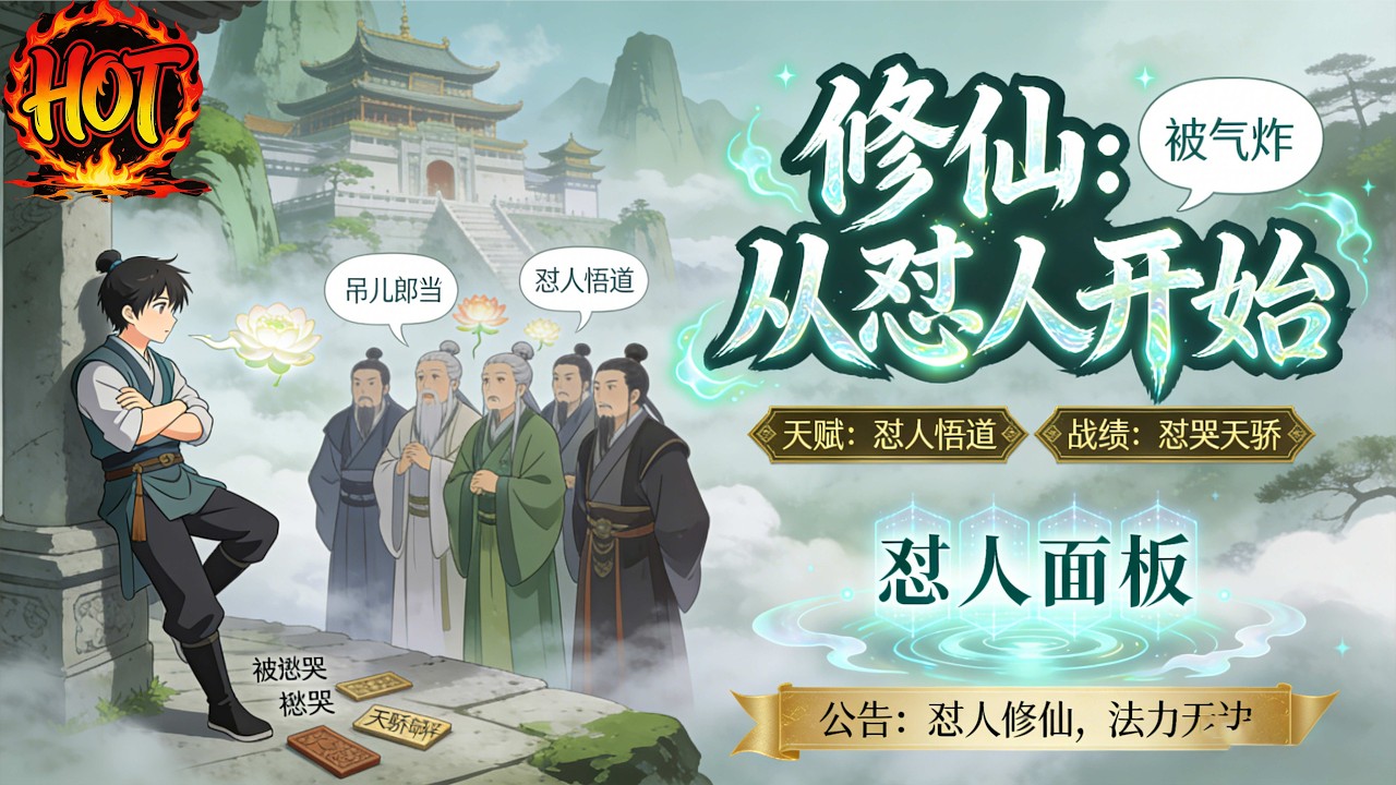 ✨【强推】《修仙：从怼人开始》第1~81集丨仙侠版“祖安文豪”爆笑来袭！林枫穿越成废柴，觉醒“毒舌系统”——怼人破防——修为暴涨、功法神兵全爆仓#穿越 #末世 #异能 ##动态漫画# 漫野推文
