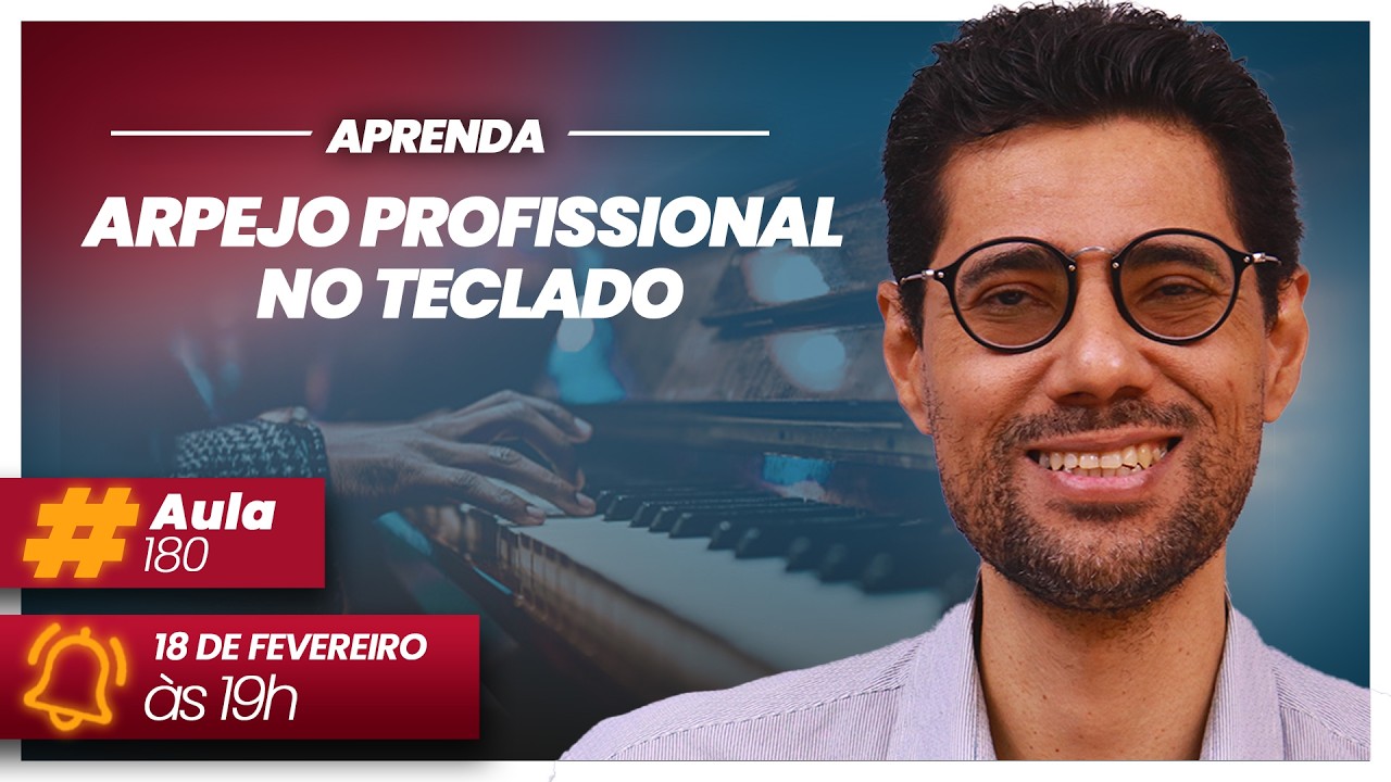 🎹 Como fazer Arpejo Profissional no Teclado 🔴 Live do Tecladista #180