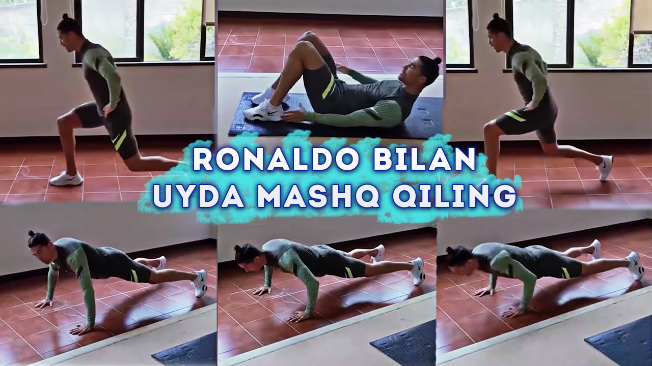 🇵🇹 Ronaldu bilan uyda mashq qiling.   🇺🇿 O'zbek tilida. Uz Treyler