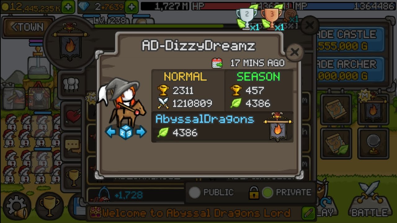 Grow Castle Top 2 Double Leader Fire Poison Push Build 