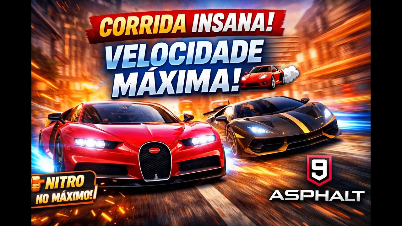 CORRIDA INSANA no Asphalt! Velocidade Máxima! 🏎️💨