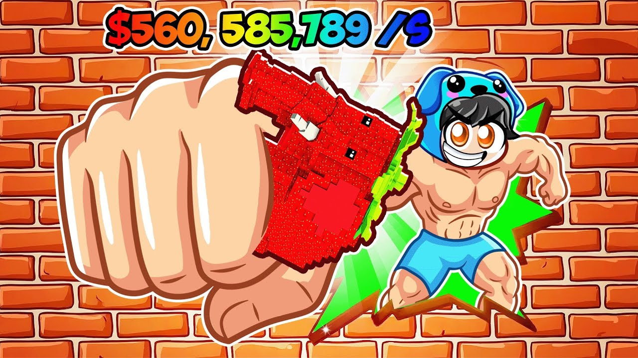 SMASH WALLS FOR BRAINROTS in ROBLOX!