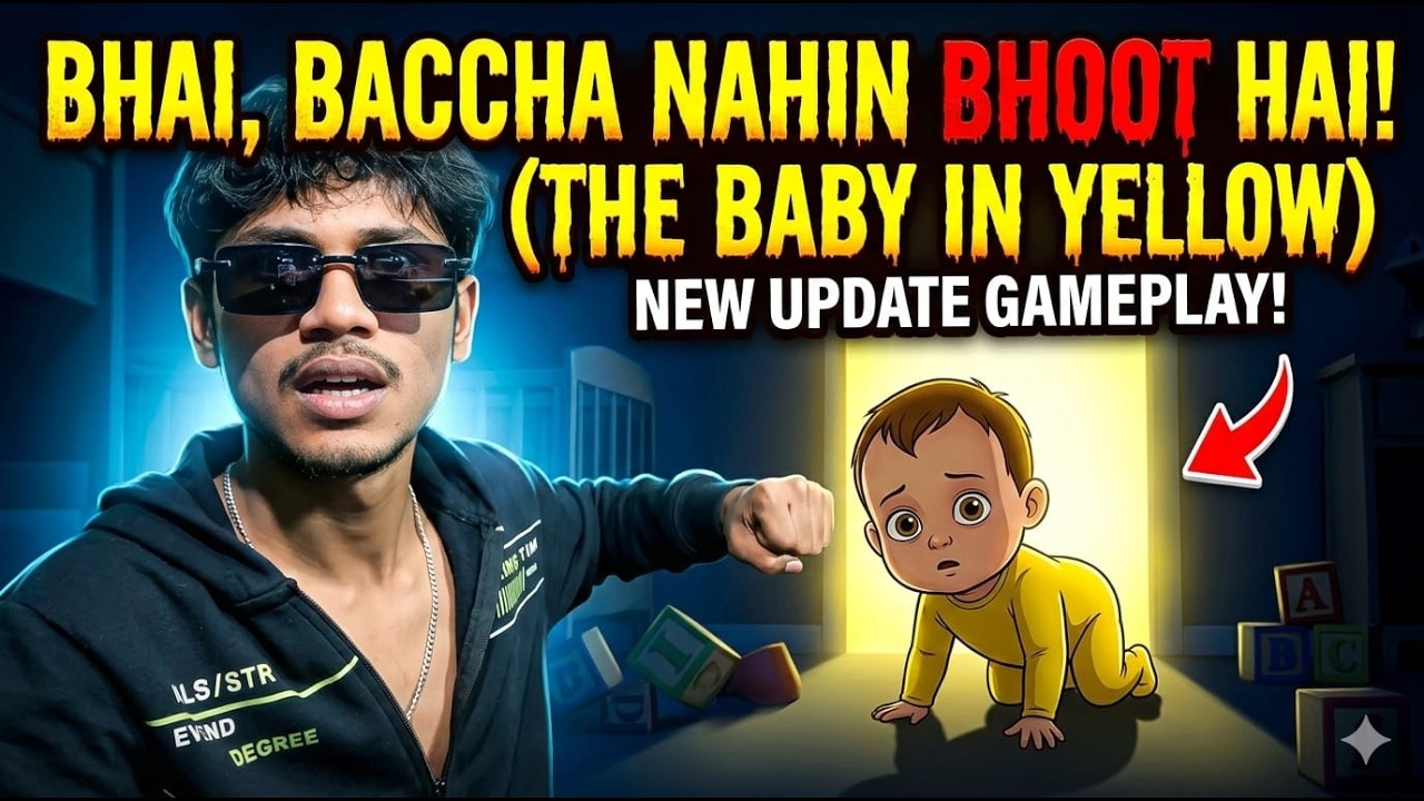 Baby in Yellow Live Gameplay 🔥 | Ye Baby Normal Nahi Hai 😨 #horrorgaming #shorts #livestream
