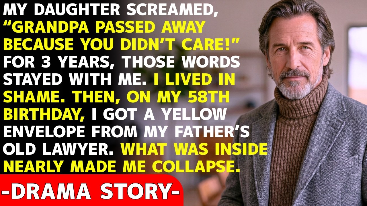 My Daughter Yelled, “Grandpa Passed Away Because You Didn’t Care”—Then I Got a Letter