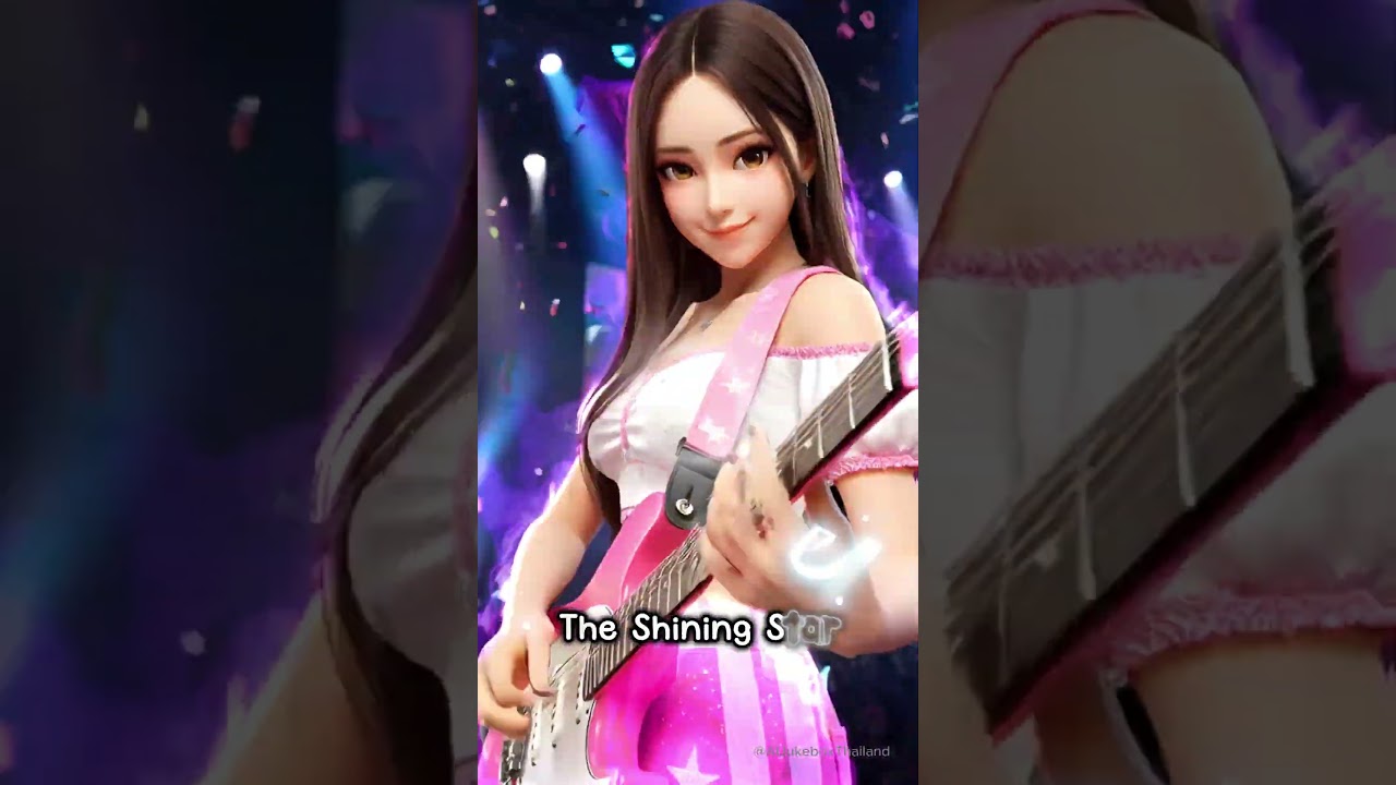 น้องวีวี่ 🤟 โซโล่ 🎸เพลง The Shining Star  #เพลงใหม่ #เพลงai #เพลงมันส์ๆ #vivyai