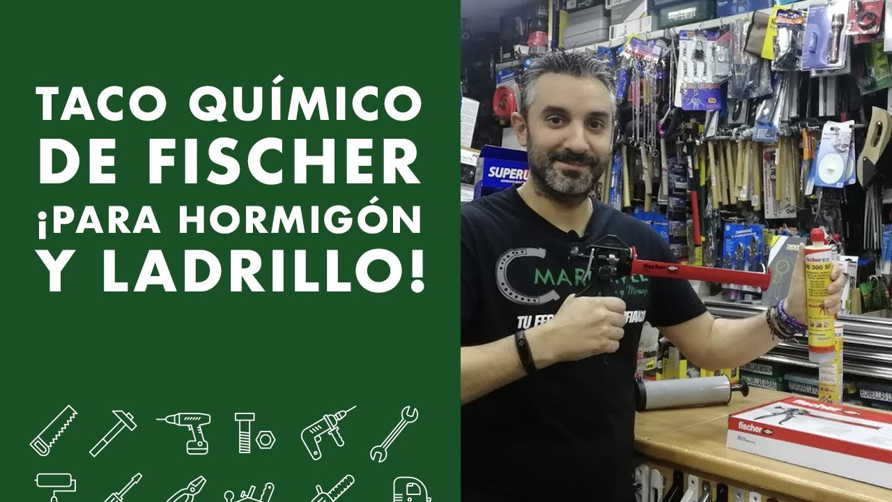 TACO QUÍMICO FISCHER ¡Anclaje en hormigón y ladrillo!