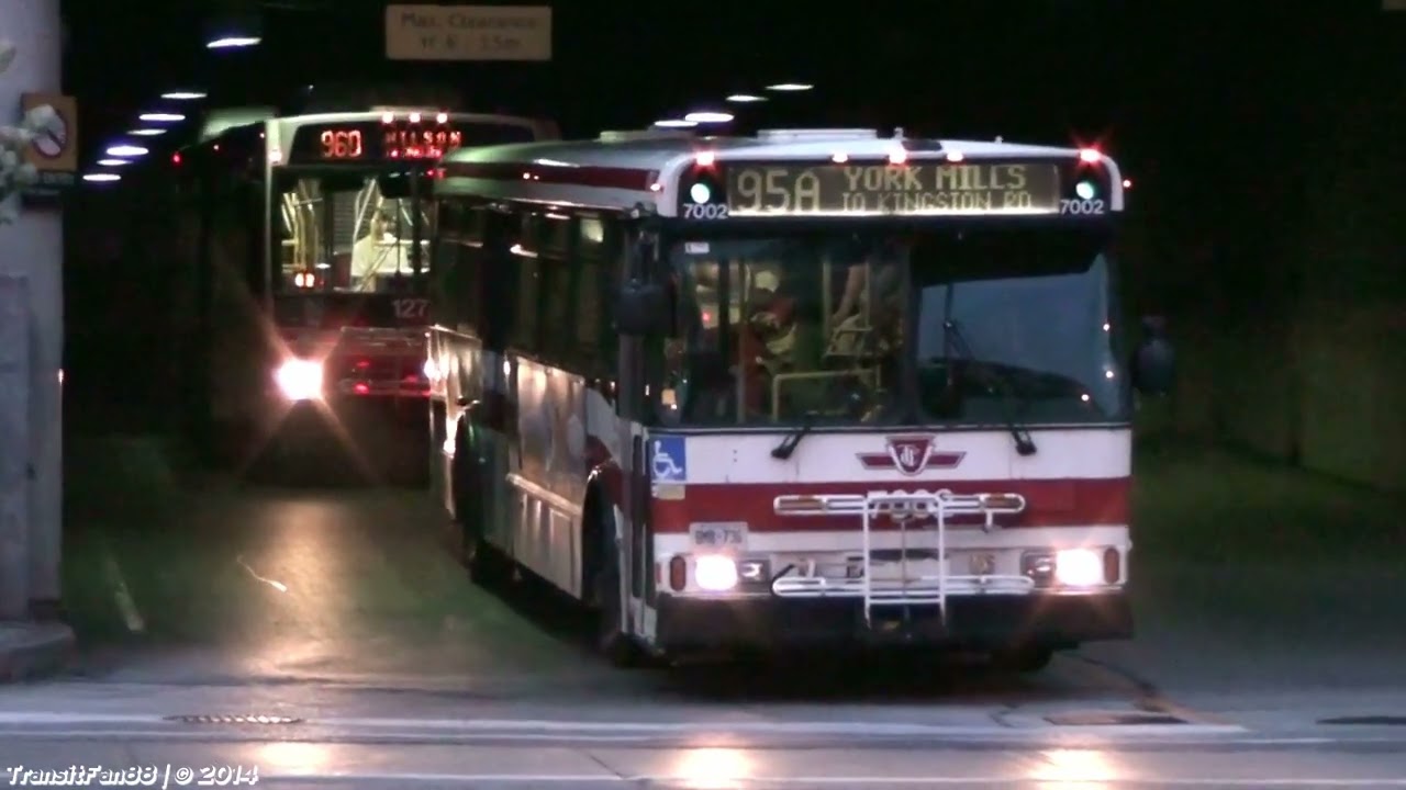 TTC 1996 Orion V #7002 on Route 95A York Mills
