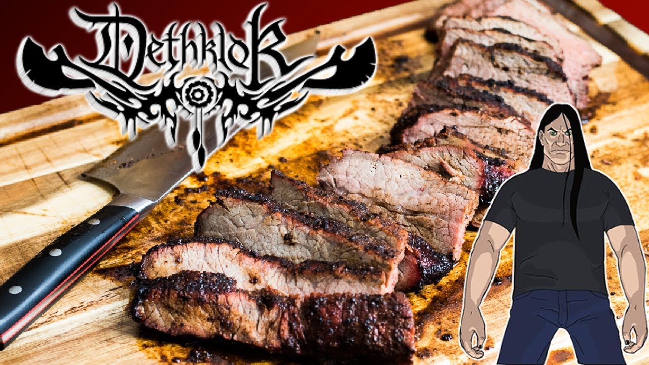 How to Make Dethklok BBQ Bloodtrocuted  Dethbeast !! ( Coffee & Red Wine BBQ Tri-tip)