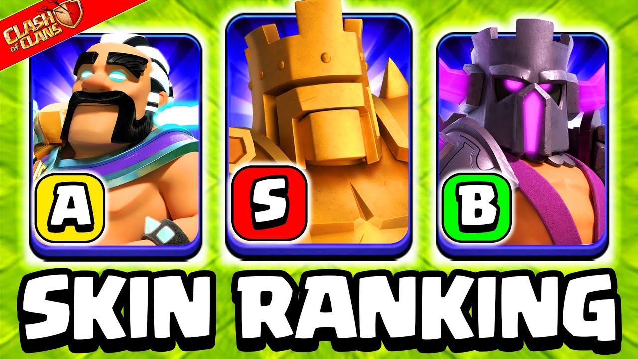 Best and Worst Barbarian King Skins in Clash of Clans