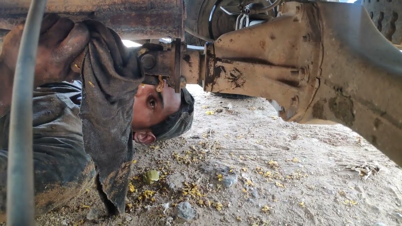 #Tata Ace greasing and air filter cleaning 2022 Telugu video