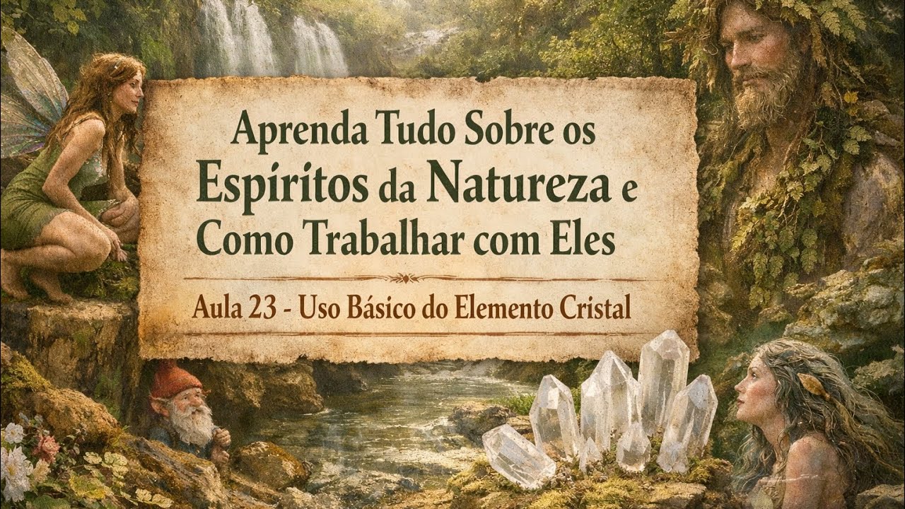Aprenda Tudo Sobre os Espíritos da Natureza e Como Trabalhar com Eles - Aula 23