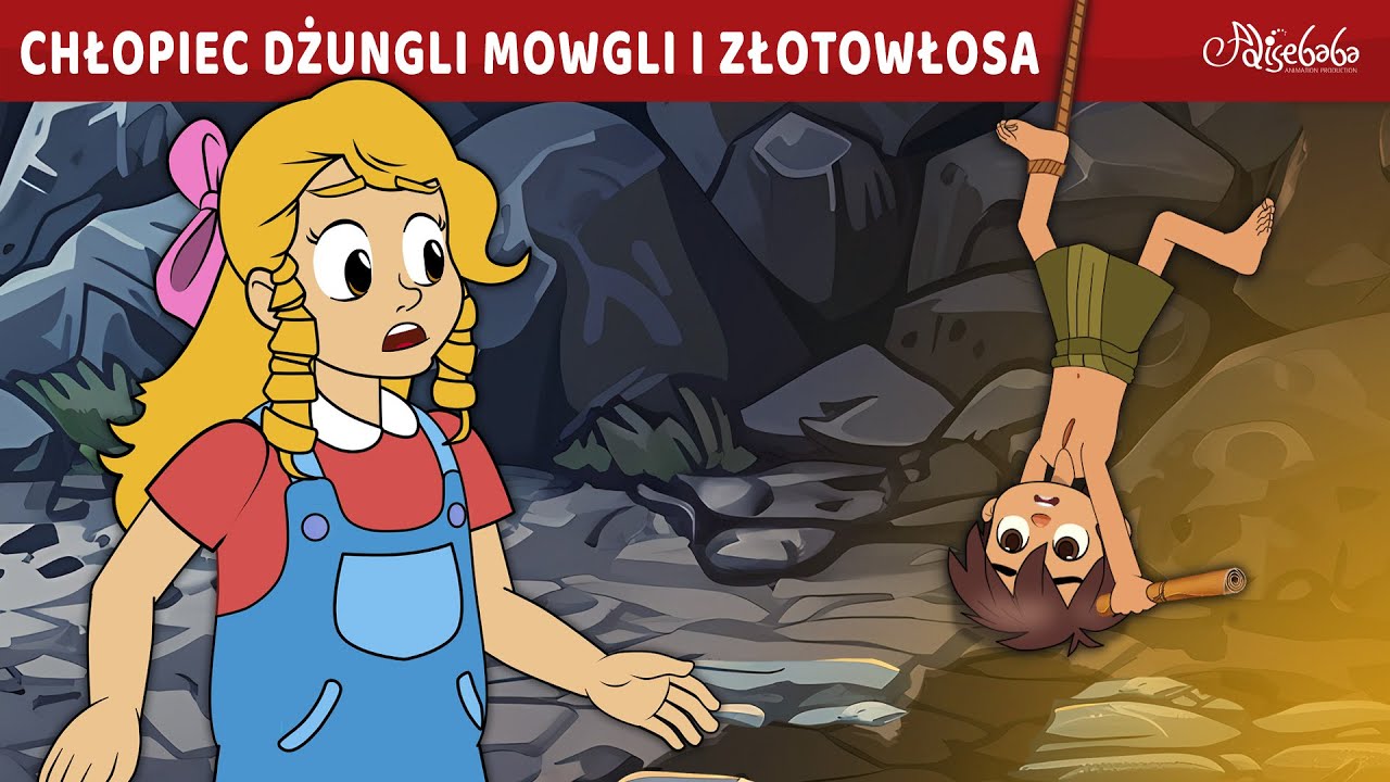 Chłopiec Dżungli Mowgl i Zlotowlosa ✨ | Bajki po Polsku | Bajka i opowiadania na Dobranoc |Kreskówka