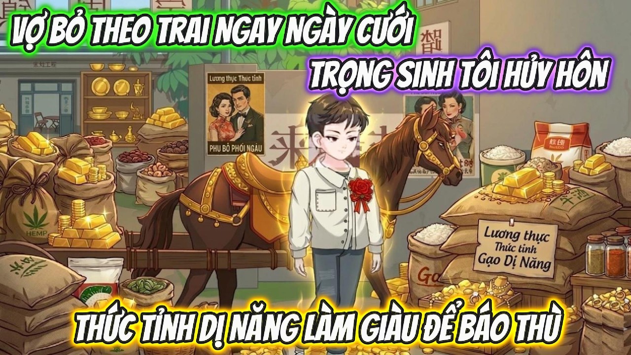 Vợ Bỏ Theo Trai Ngay Ngày Cưới, Trọng Sinh Tôi Hủy Hôn Thức Tỉnh Dị Năng Làm Giàu Để Báo Thù