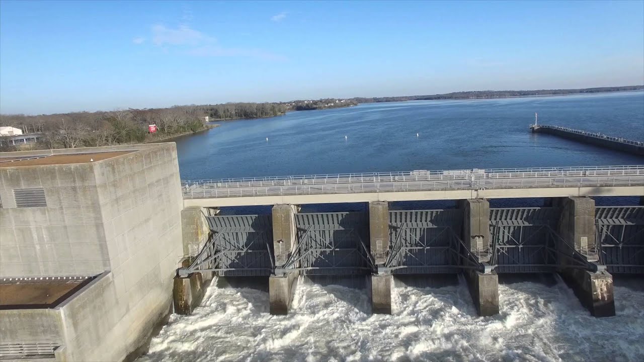 Take The Dam Tour  The Rivergate Dam Tour Old Hickory & Hendersonville Tennessee Drone Footage