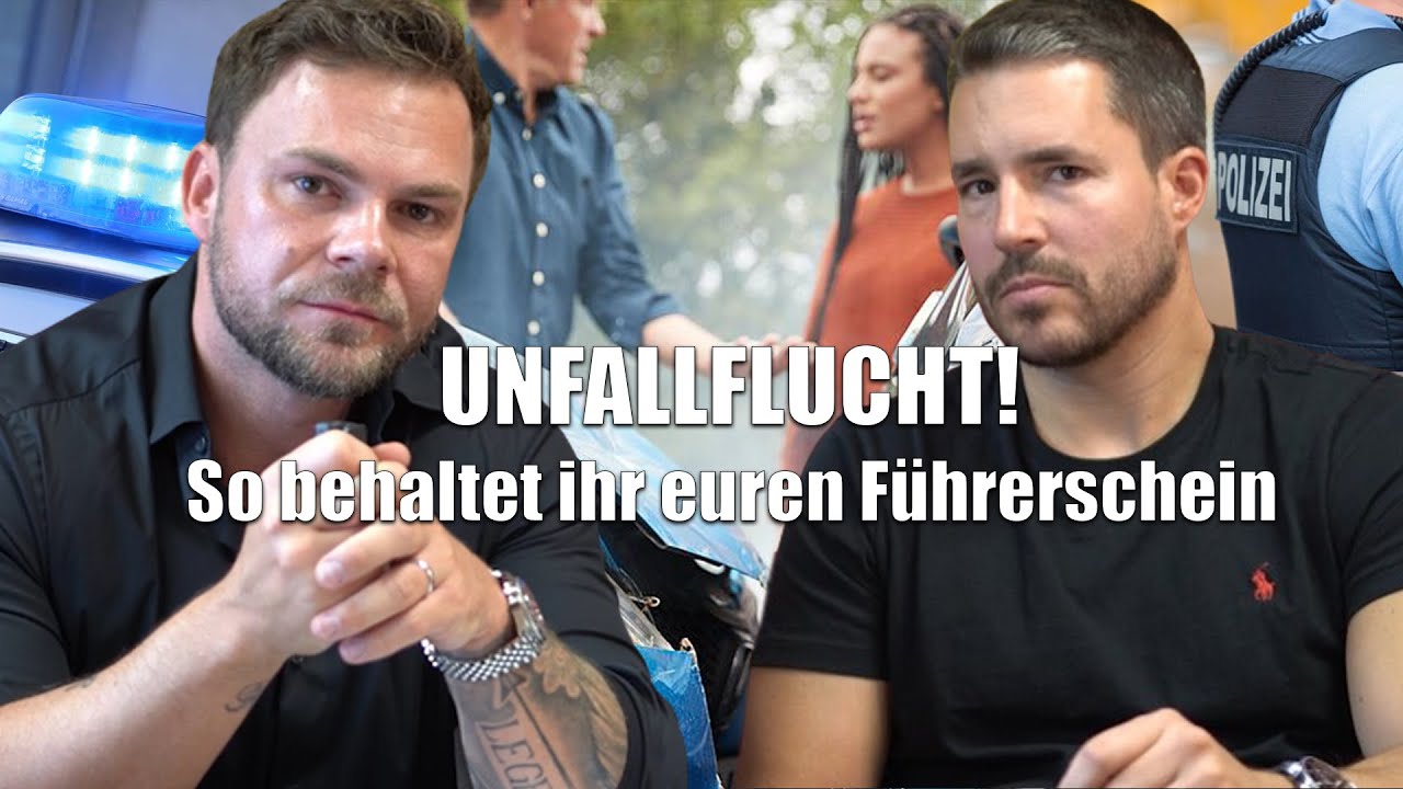 Unfallflucht! So müsst ihr mit der Polizei reden I Rechtsanwalt erklärt