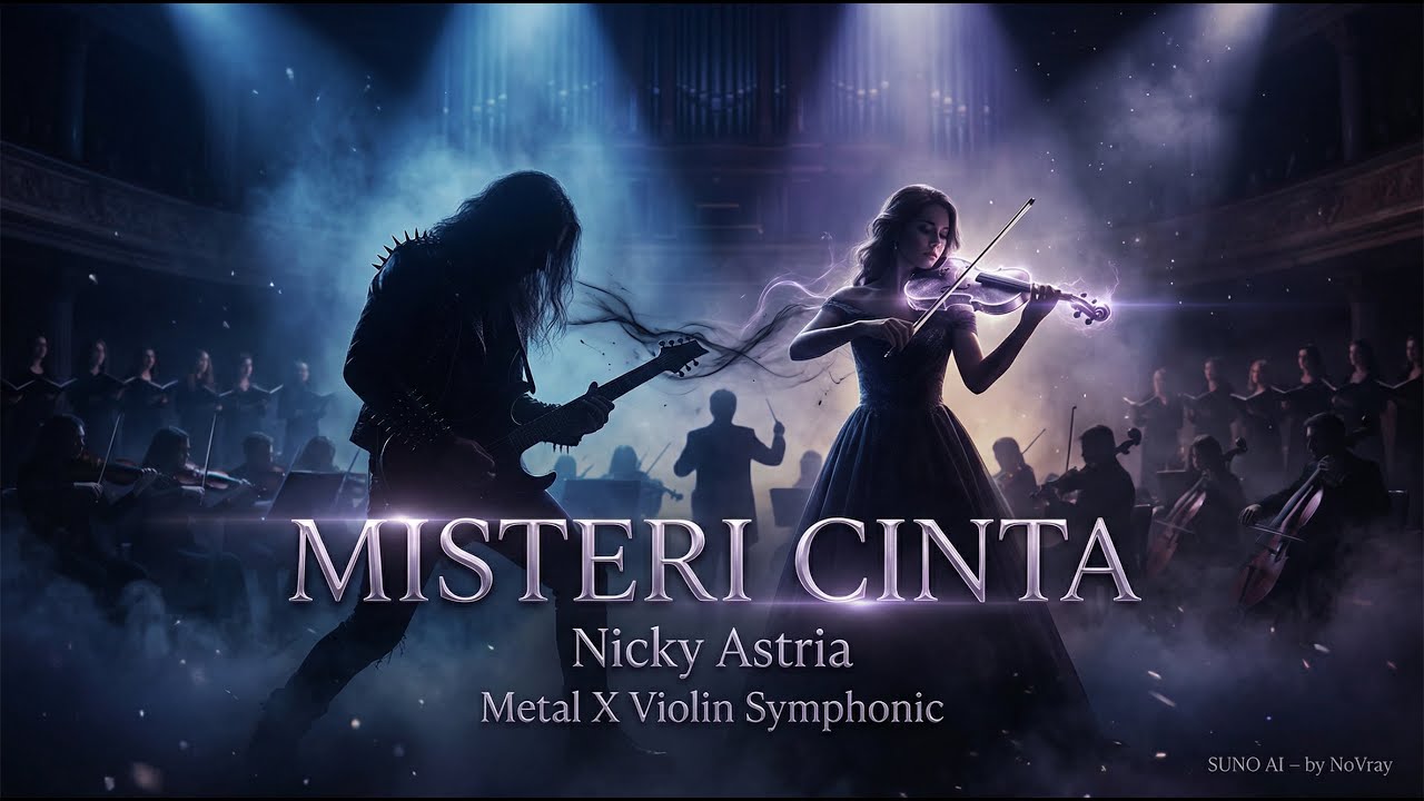 Misteri Cinta - Nicky Astria | Cover Experience Metal X Violin Symphonic SUNO AI by NoVray