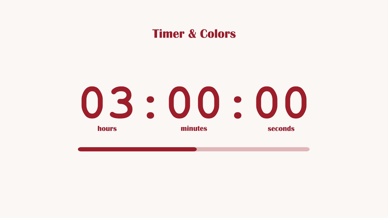 🍒 3 Hours Timer | Cherry Vanilla Aura🍦| Countdown No Music