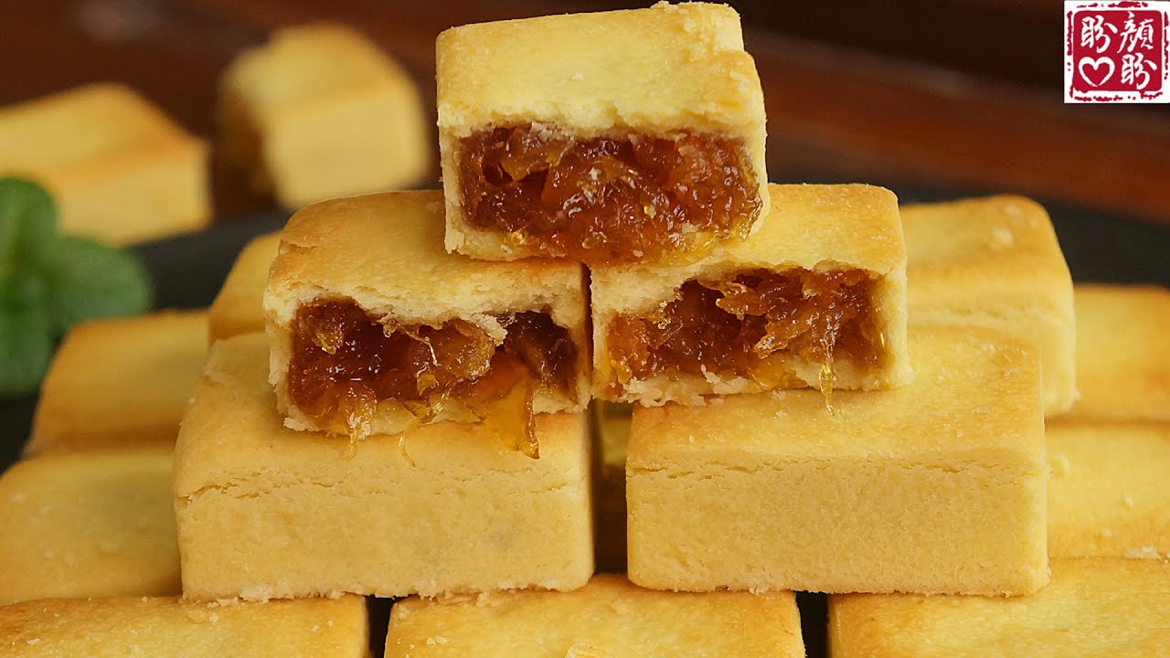 Pineapple cake，凤梨酥的家常做法，简单易学，外酥里嫩，酸甜可口，入口即化！
