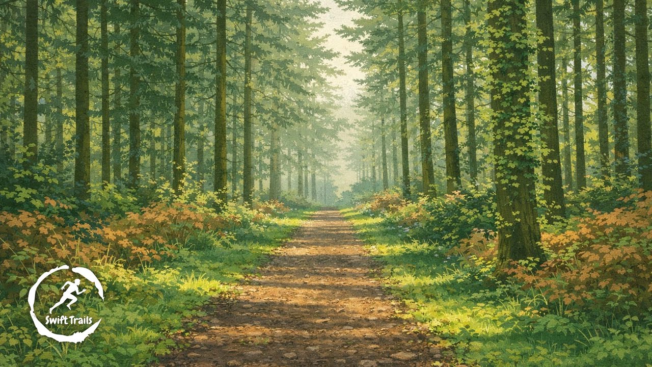 Virtual Run – Southleigh Wood (Autumn) | Treadmill Scenery