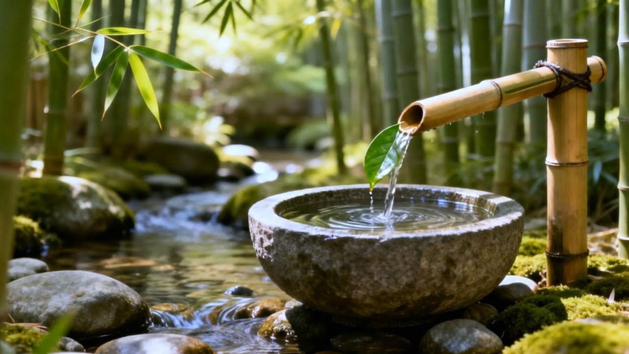 Whisper of Zen | Bamboo Water Spa Music for Inner Peace”